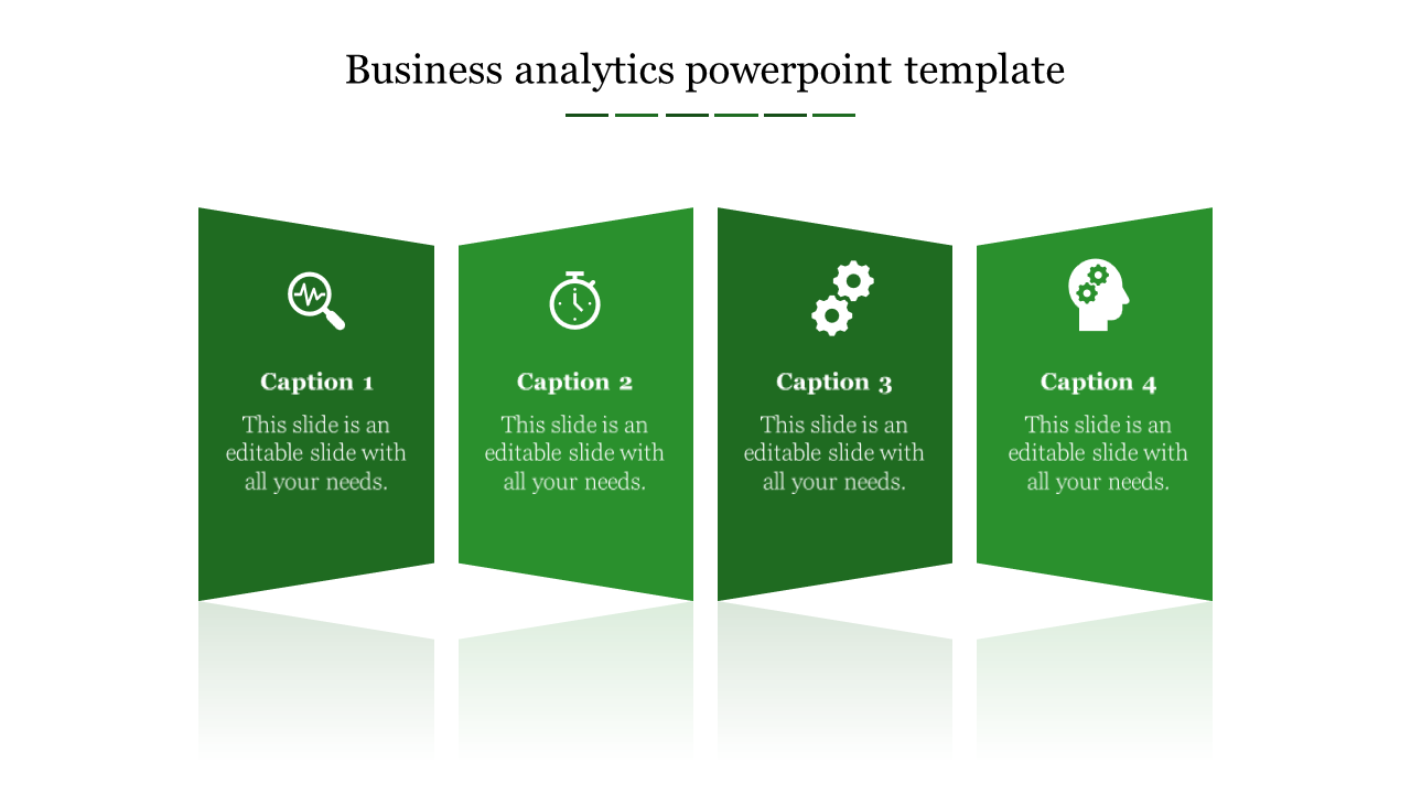 business analytics powerpoint template-4-Green